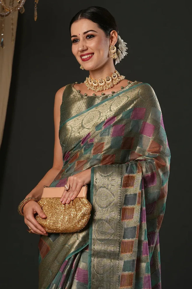 Silk Blend Anarkali Kurta Set